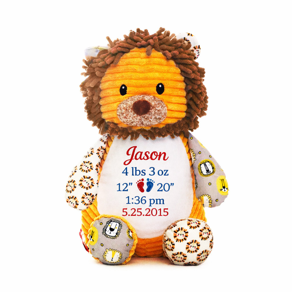 Lion Cub Birth Announcement Keepsake
