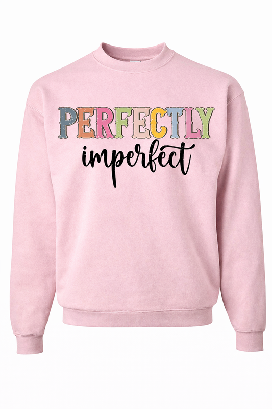 "Perfectly Imperfect" Pastel Sweatshirt